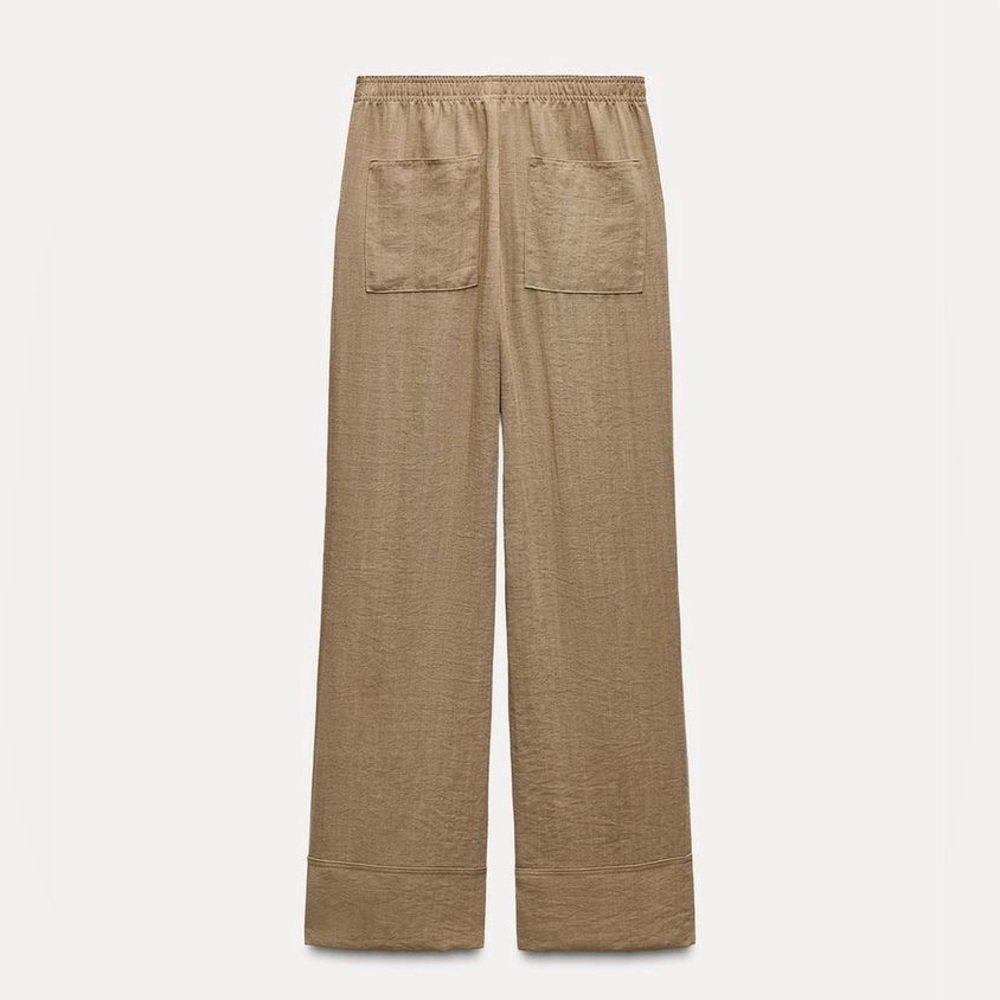 NWOT ZARA RUSTIC PANTS SIZE S - Picture 3 of 14